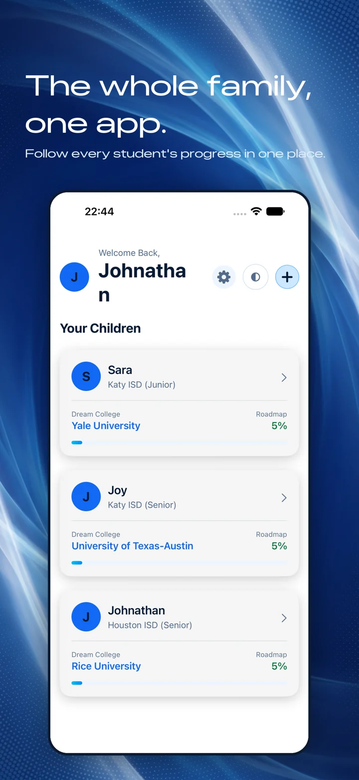 The whole family, one app